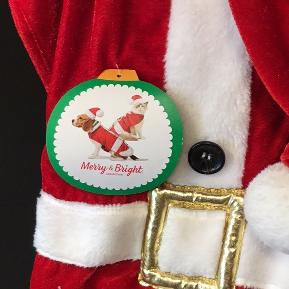 NWT Santa Pet Christmas Costume size Medium - Picture 4 of 16